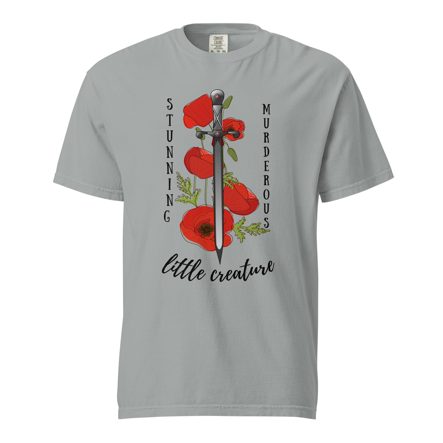 Licensed from blood and ash shirt/ Stunning, murderous, little creature/ Jennifer L Armentrout/ Poppy Balfour/ Casteel D'aneer